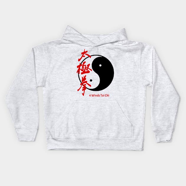 4 winds tai chi Kids Hoodie by Mosaicblues